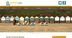 Desktop Screenshot of c5owners.com